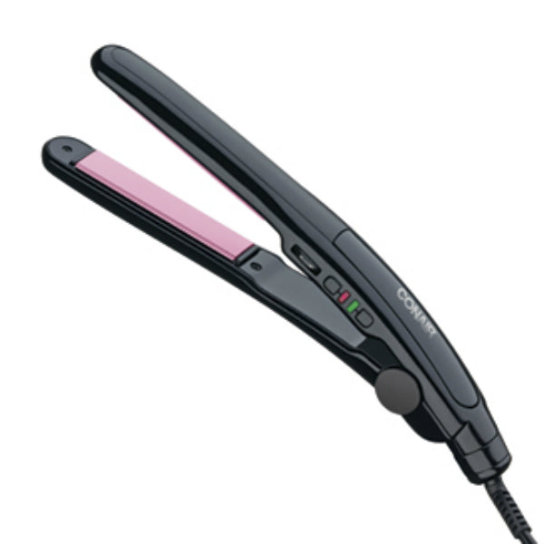Conair CS4VCSR Ceramic Flat Iron Straightener, 3/4", 30-Second Instant Heat Up