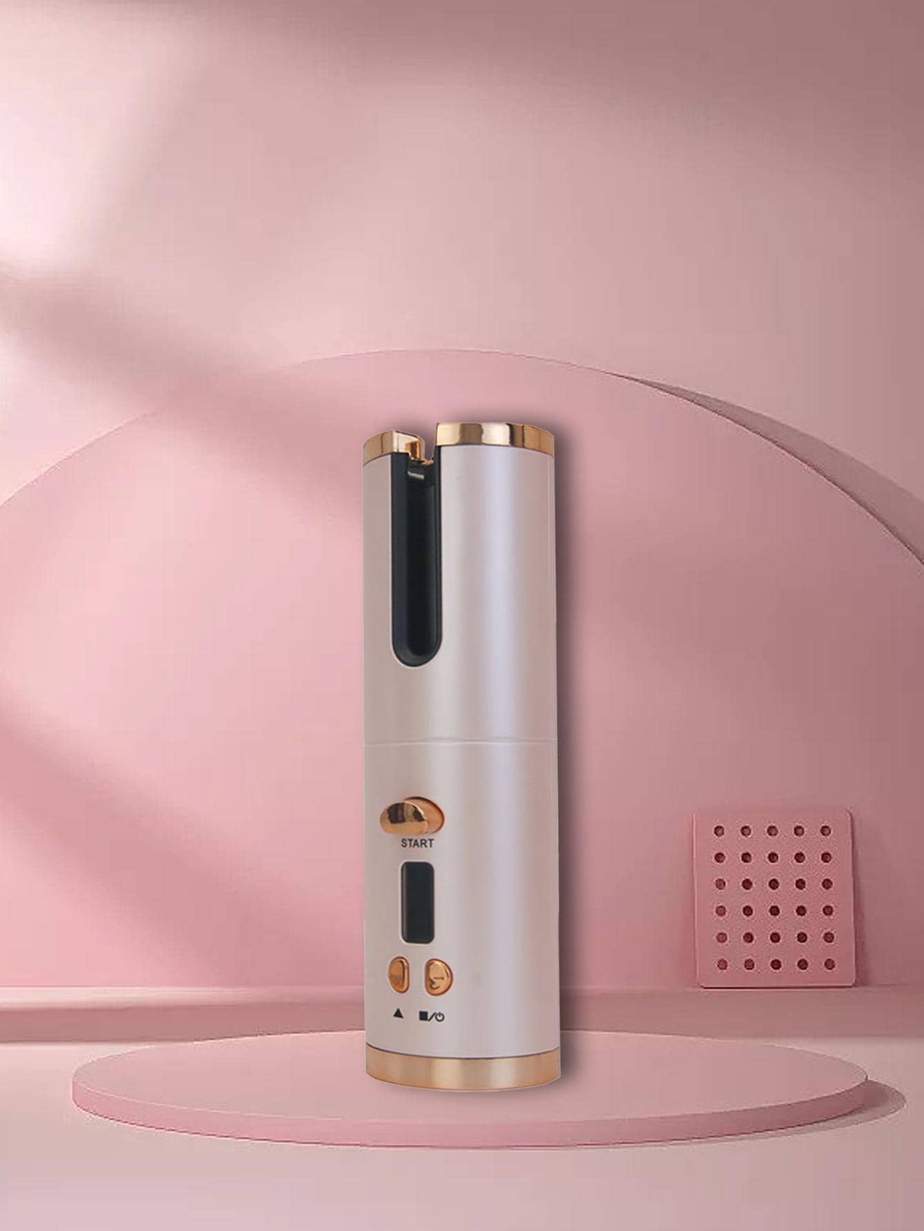 1pc ABS Curling Iron, Modern Rechargeable Portable Professional Hair Curler For Home