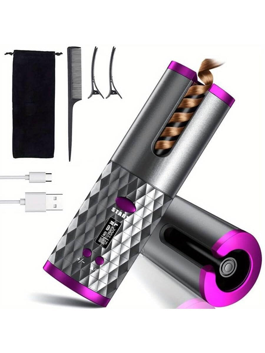 1pc ABS Curling Iron, Modern USB Multi-purpose Portable Professional Hair Curler For Home