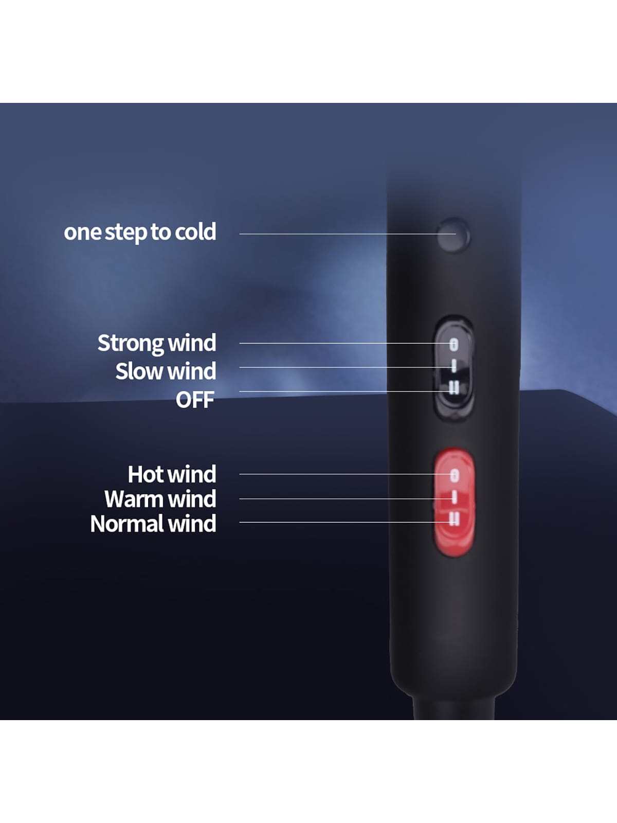 High Power Hair Dryer With Negative Ionic Technology For Salon & Home Use, Fast Drying & Styling, Women's Hair Dryer