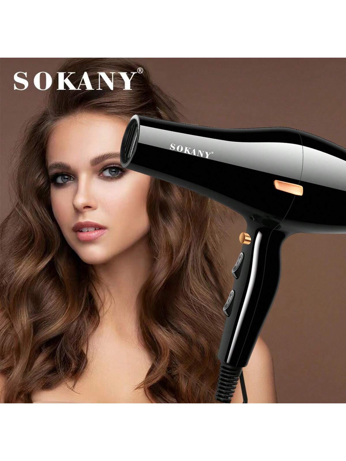 1pc High Power Ion Hair Dryer For Home Use, Quick Drying Without Damaging The Hair
