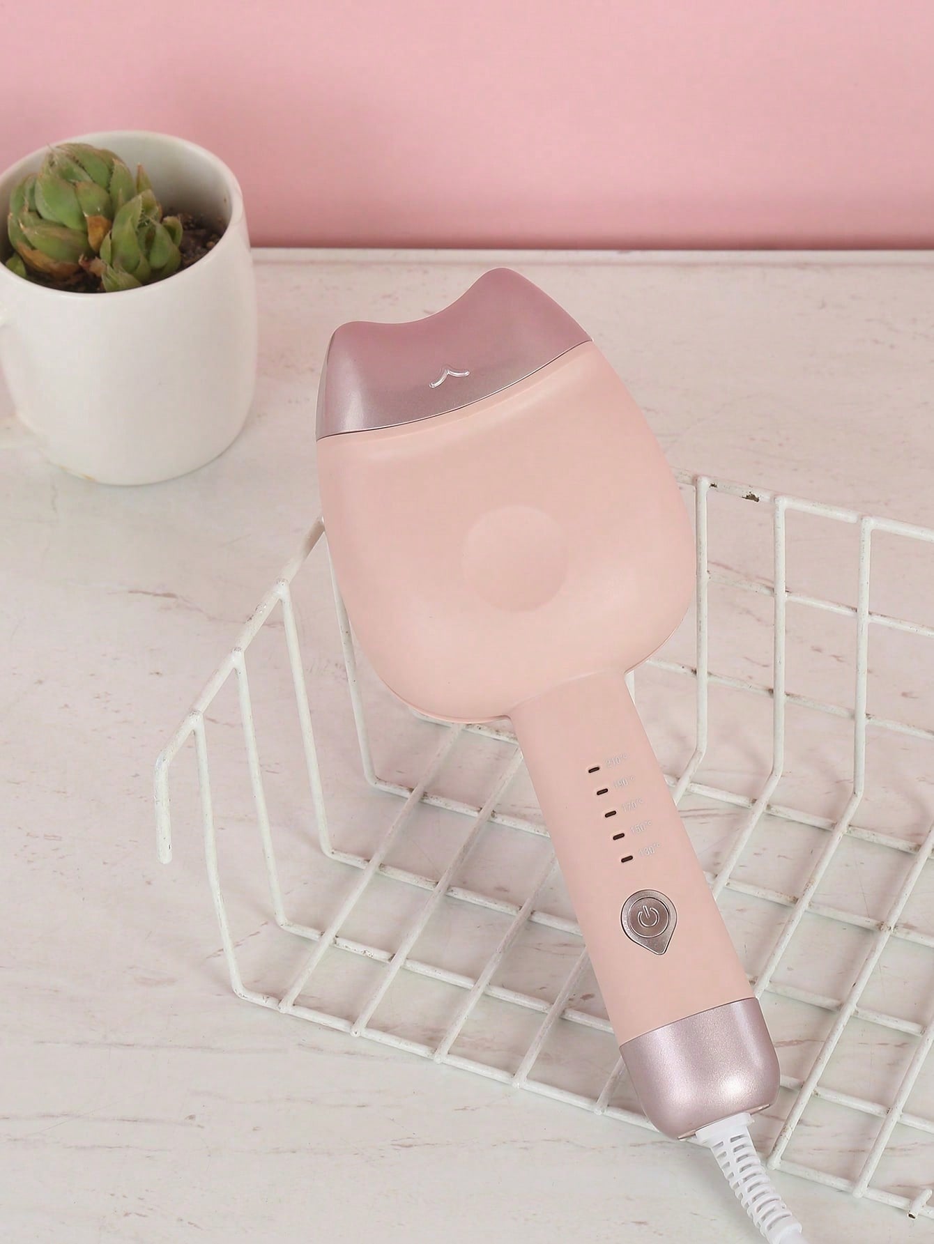 Cute Cat Paw Design Egg Roll Hair Curling Tool, Lazy Style Wool Curling Tool For Water Ripple Wave Big Roll Mini Negative Ion Anti-hot Clipper