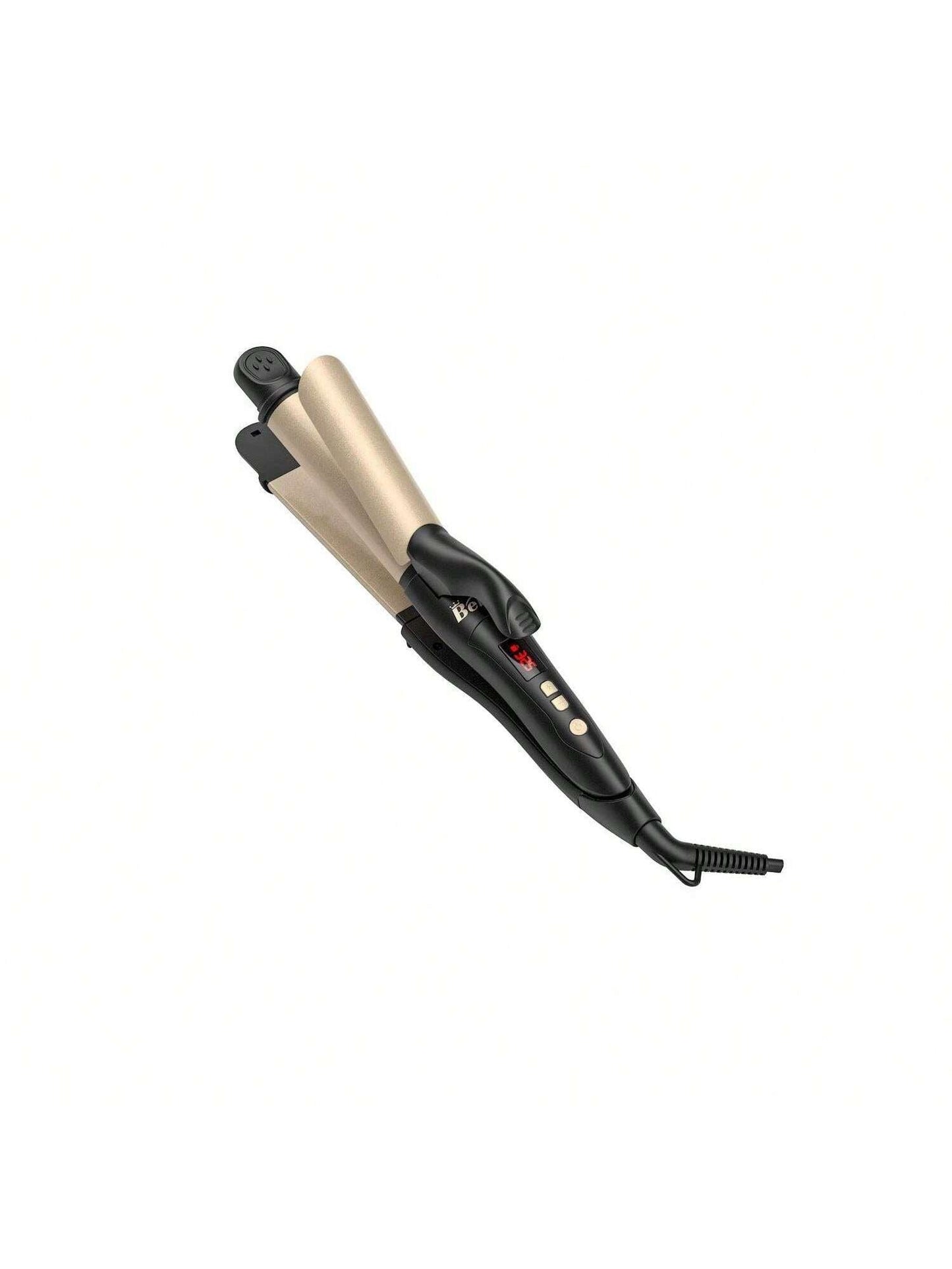 1.25 Inch Hair Straightener and Curler 2 in 1 Curling Iron & Flat Iron Tourmailine Ceramic, 275-425 Temperature Adjust, Dual Voltage Travel Use