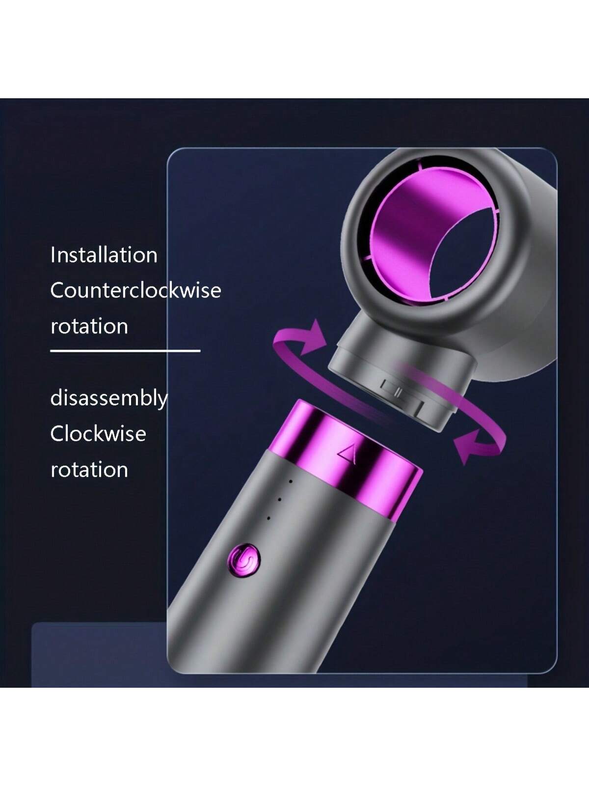 Multifunctional 5-in-1 Air Hair Styling Curling Comb Hot Air Brush