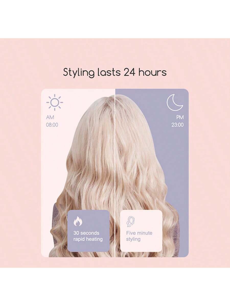 Fully Automatic Professional Rapid Heating Ceramic Curling Iron For European & American Style Curls