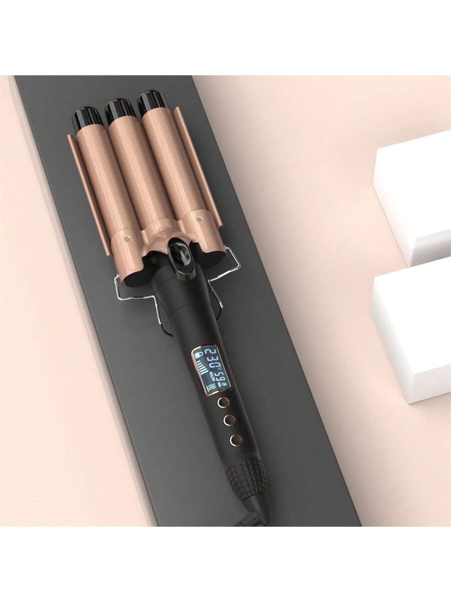 Mewells1002 New Arrival 5-In-1 Interchangeable Lcd Hair Curling Iron, Creating Loose Waves Or Bouncy Curls