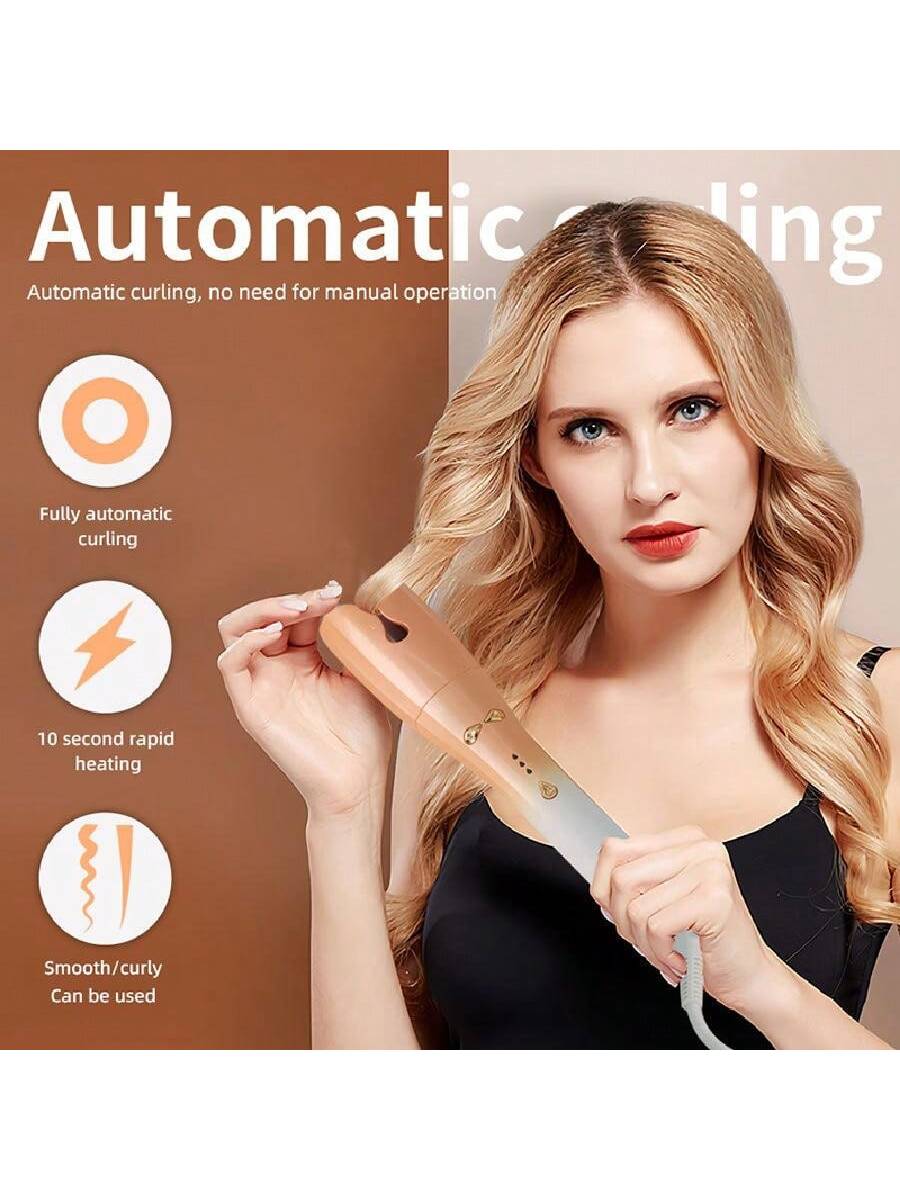 1pc Electric Automatic Hair Curler, Simple Operation For Lazy People