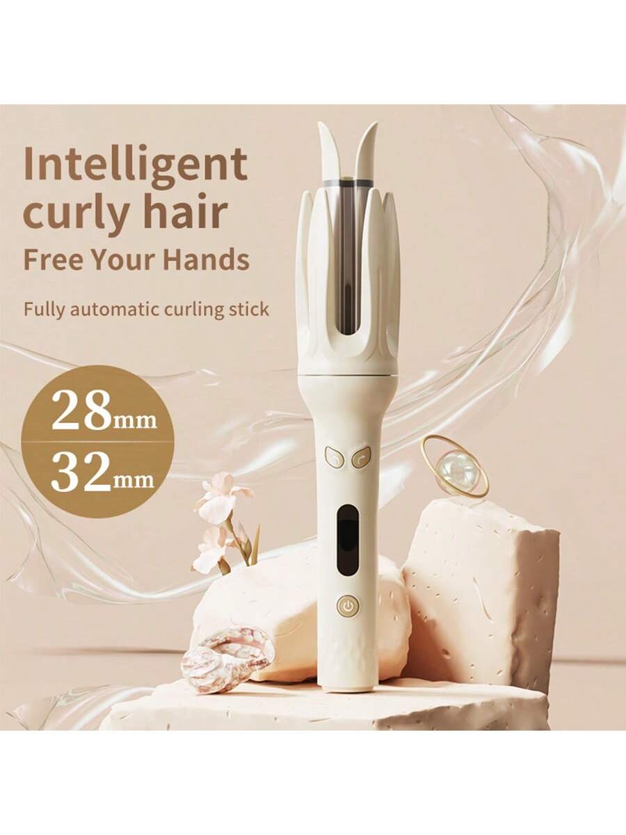 1pc Electric Automatic Hair Curler For Big Waves, One-Click Operation, 15s Beeping Timer, Easy To Use