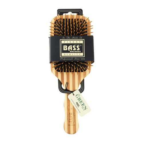 Bass Brushes, Bass Brushes Large Square Paddle Brush Wood Bristles, 1 Count