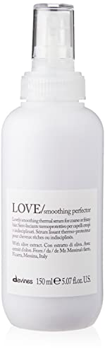 Davines LOVE Smoothing Perfector, Thermal Serum For Coarse Or Frizzy Hair, Tame And Nourish, 5 fl. oz.