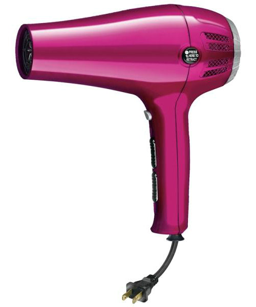 Conair 209R Ionic Ceramic Cord Keeper Hair Dryer, Pink, 1875 Watts