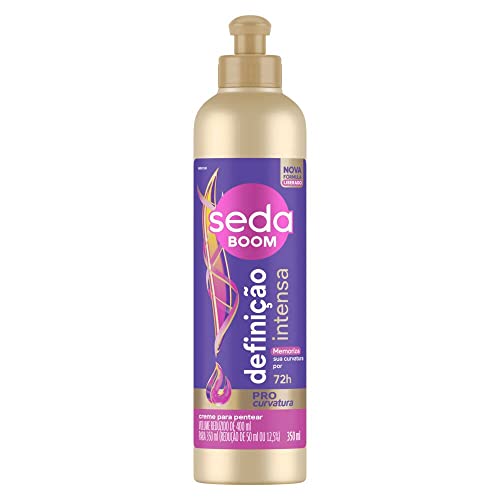 Seda - Linha Boom - Creme Para Pentear Definicao Intensa 350 Ml - (Boom Collection - Intense Definition Combing Cream 11.8 Fl Oz)