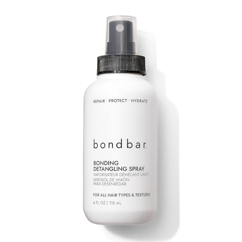 Bondbar Bonding Detangling Spray, Hydrates for Manageable Hair, Cruelty Free, Vegan, Paraben Free, 4 Oz
