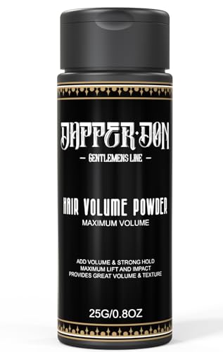 Dapper Don Texture Powder Hair Powder for Men, Hair Styling Powder, Hair Powder for Thickness. Styling Powder That's Shine Free. Lightweight Styling Powder for Men, Matte Hair Texture Powder 25g