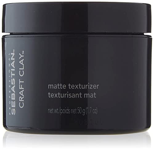Sebastian Craft Clay Matte Texturizer, Remoldable Texturizing Hair Clay, 1.7 Ounce (Pack of 1)