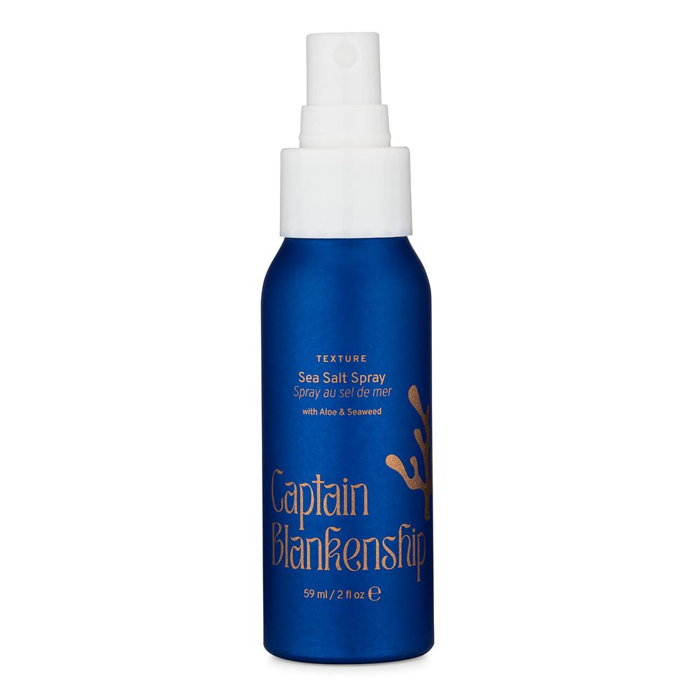 Captain Blankenship Texture Sea Salt Hair Spray, Texturizing and Volumizing Spray for Beachy Waves, Vegan, 2 oz