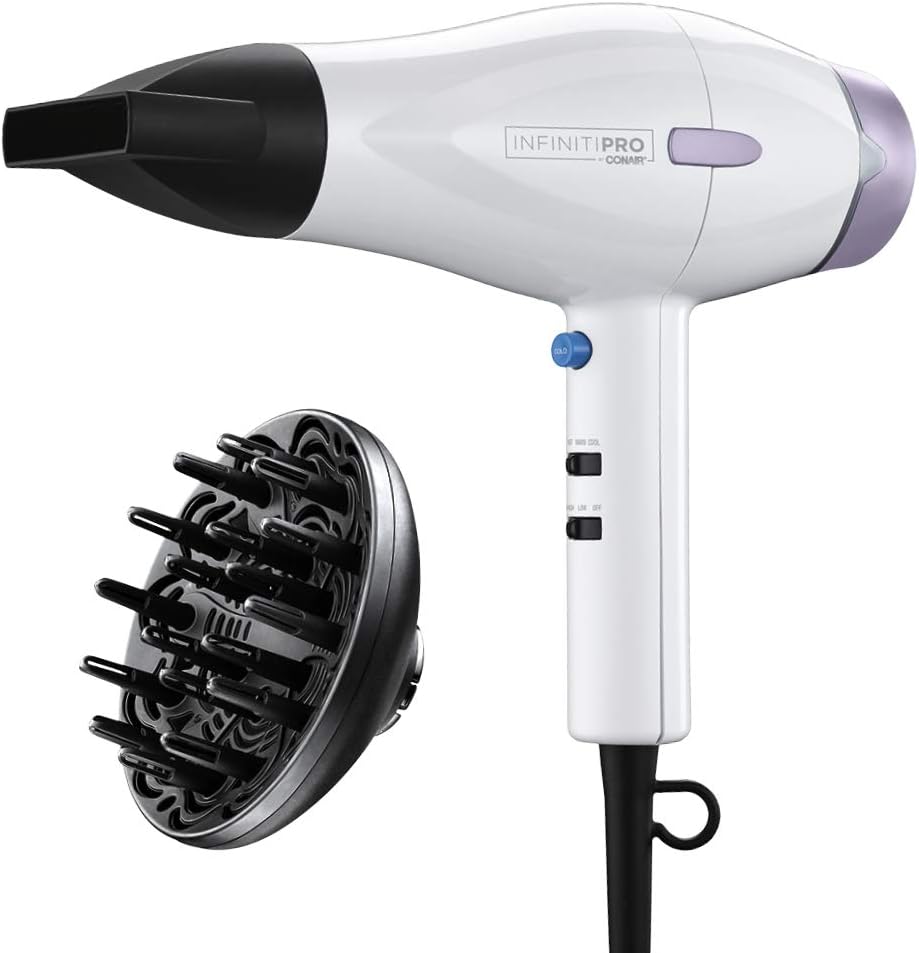 INFINITIPRO BY CONAIR 1875 Watt Advanced Ceramic Hair Dryer with Heat-Sense Technology