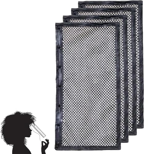 Length n Lock Hair Stretcher, Length and Lock Hair Stretcher, Ringlets for Curly Hair, Length-N-Lock Curly Hair Net Stretcher Mesh Wrap to Prevent Shrinkage (Color : 13in 4pcs)