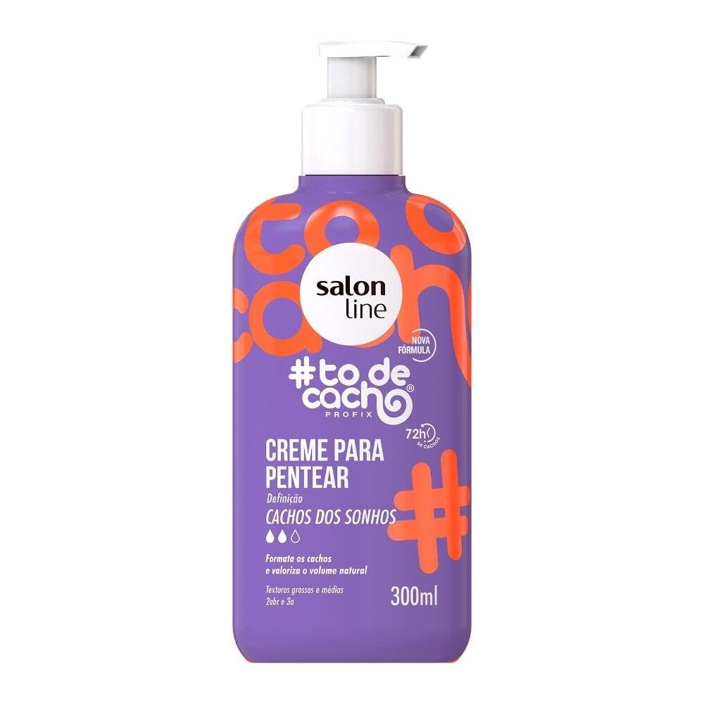 Salon Line - Linha #ToDeCacho (Cacho dos Sonhos) - Creme para Pentear 300 Gr - (#ImWithCurls (Dream Curls) Collection - Combing Cream Net 10.58 Oz)