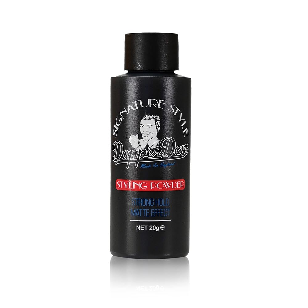 Dapper Dan Signature Style Styling Powder, Hair Texture Powder for Men, Provides a Strong Matte Hold, Thickening and Voluminous Finish, Unscented, 20g