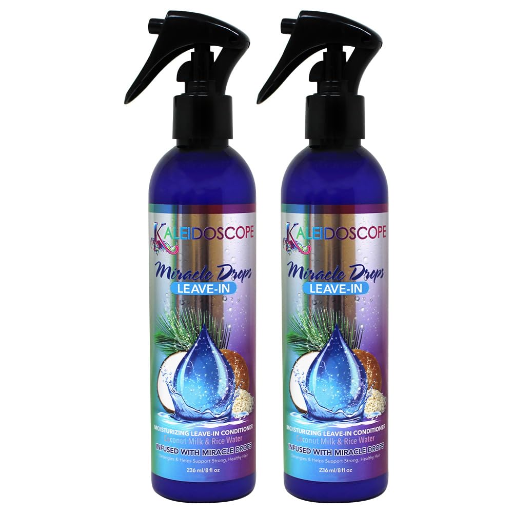 Kaleidoscope Milk Shake Leave-in Detangler Spray 8oz Pack of 2