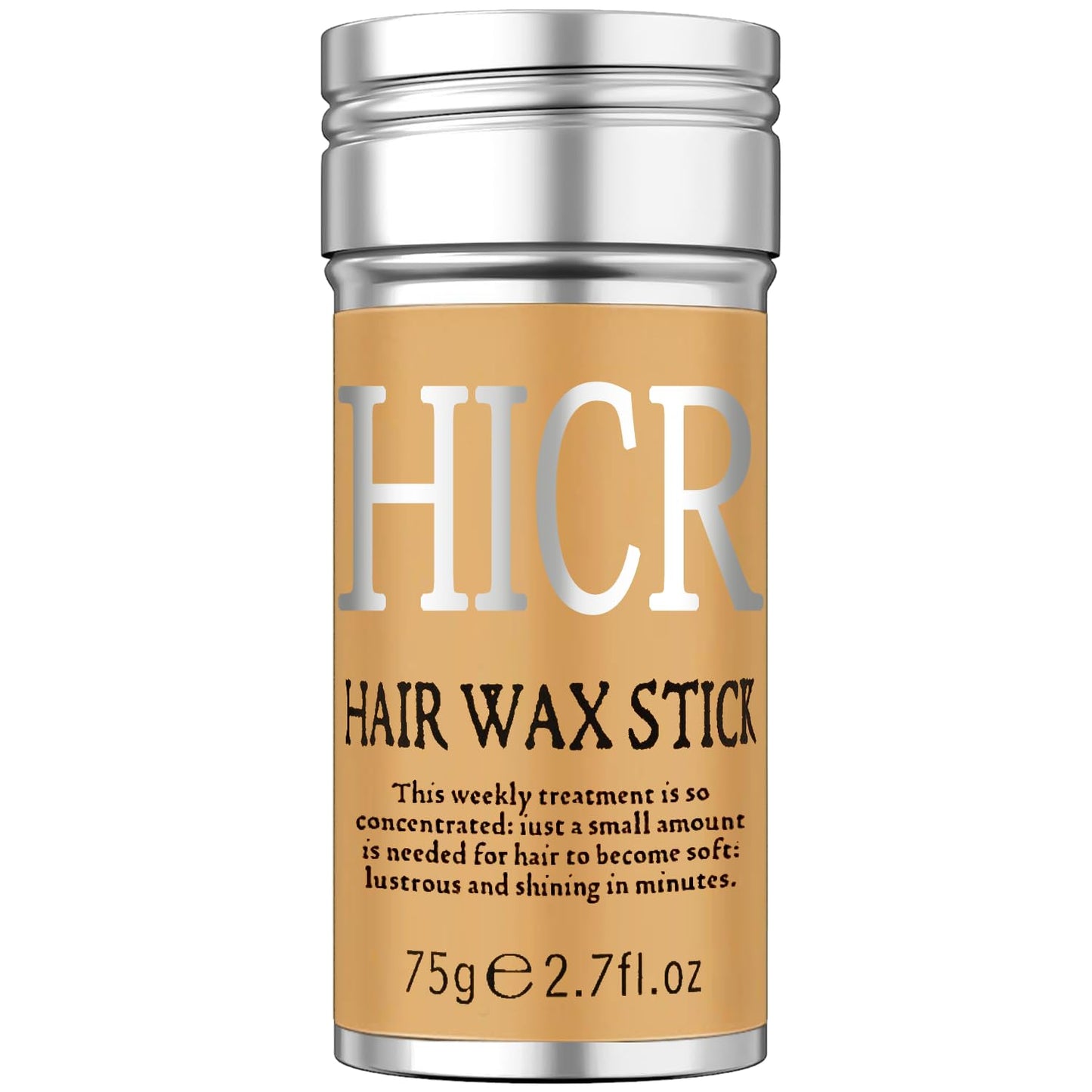 Hicream Hair Wax Stick, 2.7 Oz Wax Stick for Hair Wigs Fly away Hair Tamer Stick for Smoothing Flyaways & Taming Frizz, Flyaways Hair Stick Hair Wax