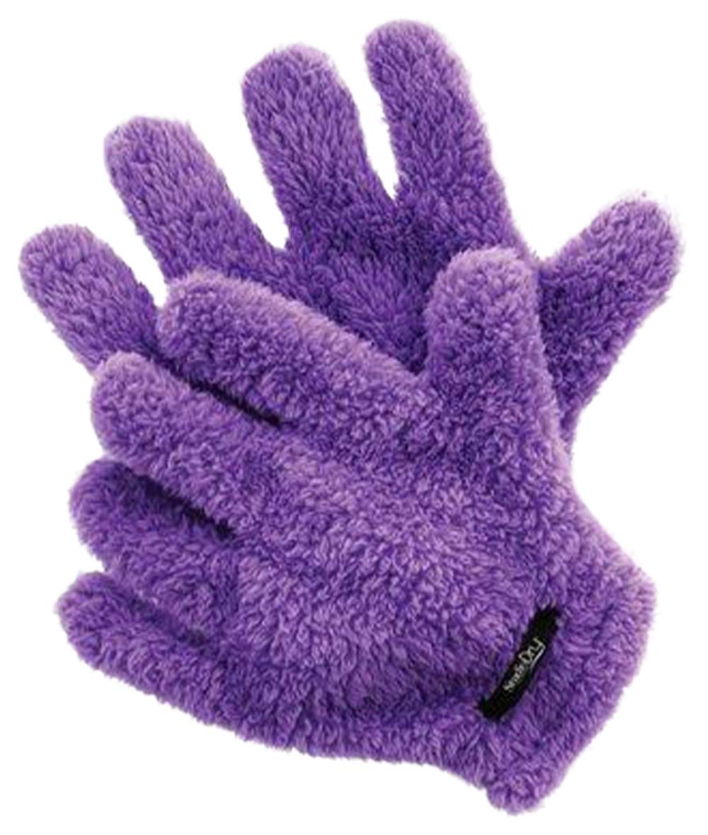 Curl Keeper - Quick-Dry Styling Gloves (Purple)