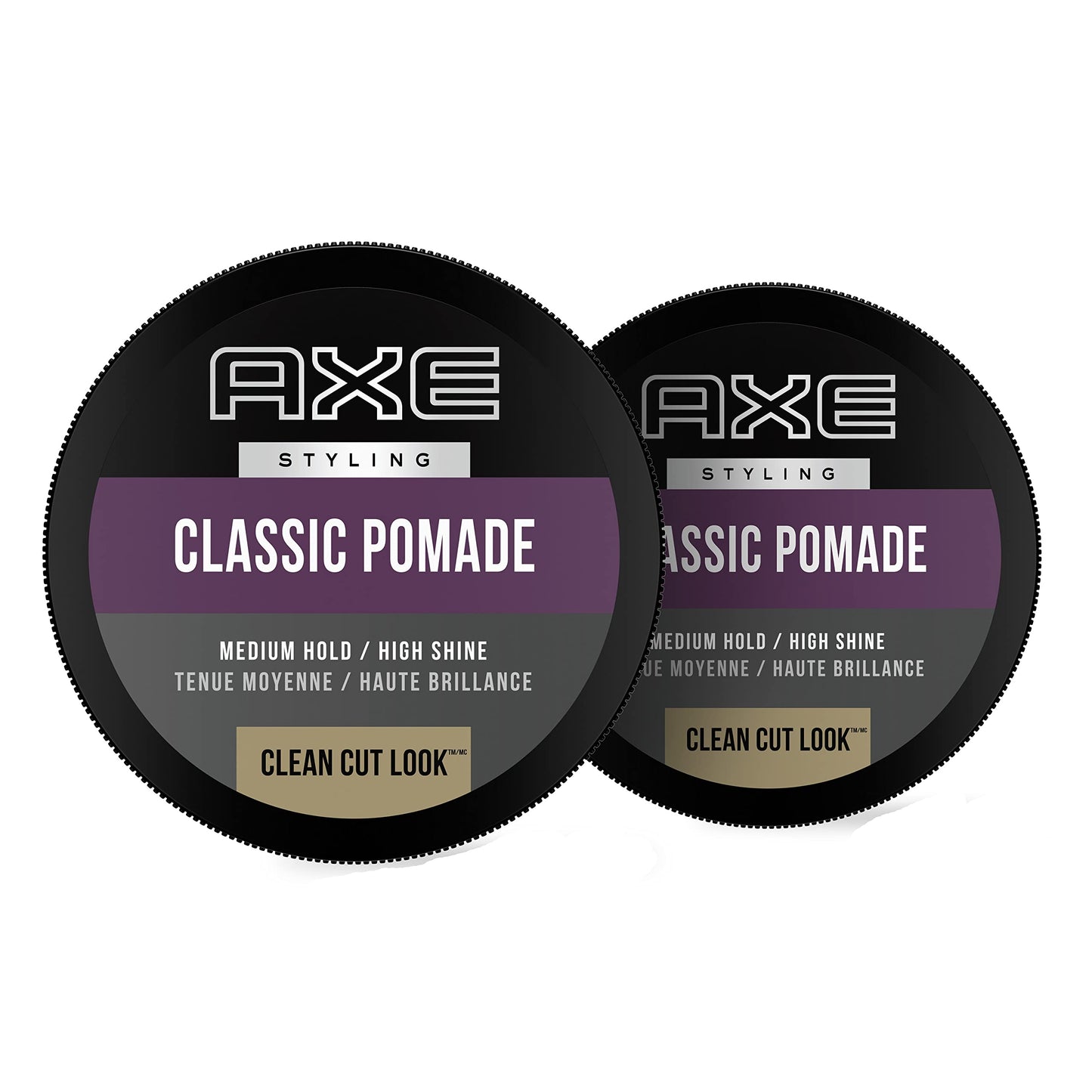 AXE Clean Cut Look Classic Hair Pomade 2.64 oz, 2 Count