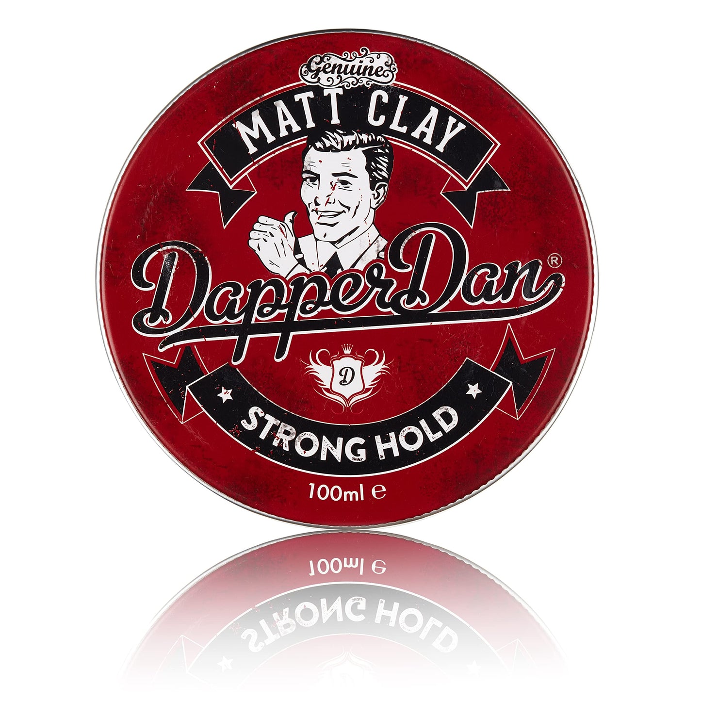 Strong Hold Matte Clay By Dapper Dan | Mens Hair Products Matte Finish | Smoked Saffron & Leather Fragranced Hair Clay For Men | Matte Finish Hair Pomade For Men | 100ml