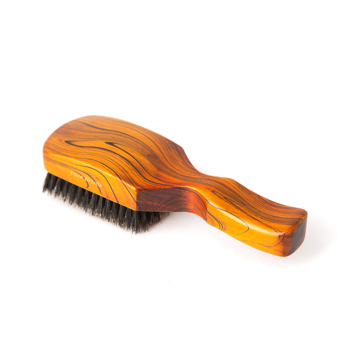 Dark Wood Club Hairbrush