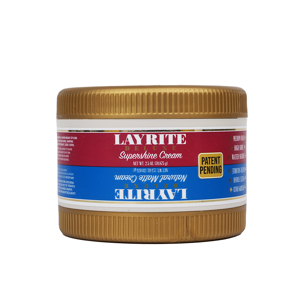 Layrite Deluxe Dual Chamber - Natural Matte Cream & Supershine Cream