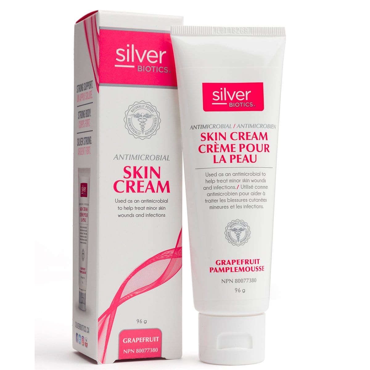 Silver Biotics Antimicrobial Skin Cream - Grapefruit (96 g)