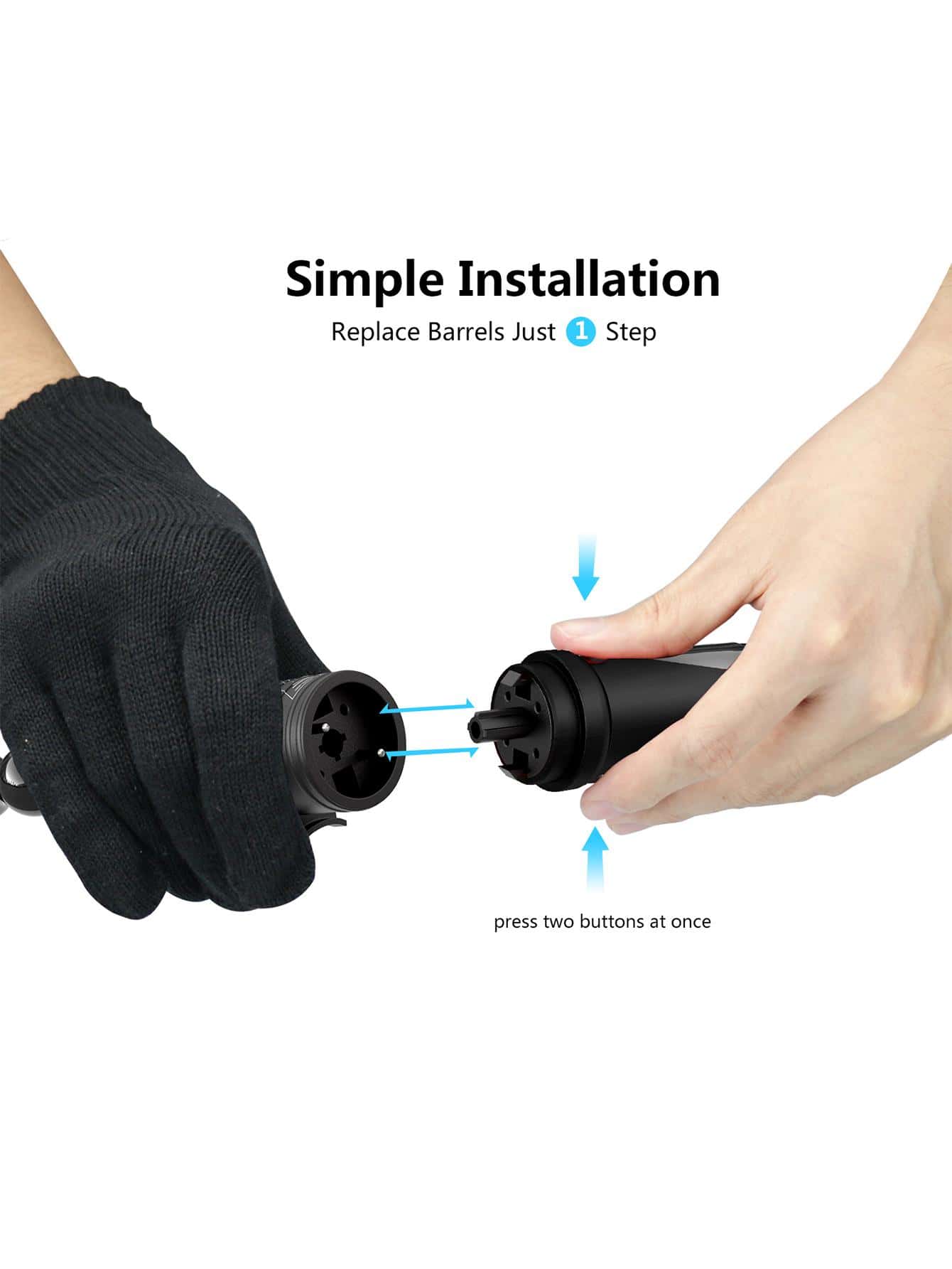 ANGENIL 6-in-1 Curling Wand Set - Curling Iron Interchangeable Ceramic Barrels (0.35-1.25 Inch) - Fast Heating Hair Curler Kit with Protective Glove & 2 Clips - Ceramic Coated for Damage-Free Styling