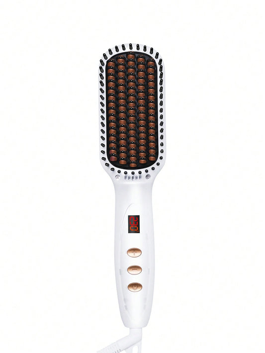 1pc Dual Use ABS Electric Hair Brush, Modern Two Tone Electric Hair Brush For Home