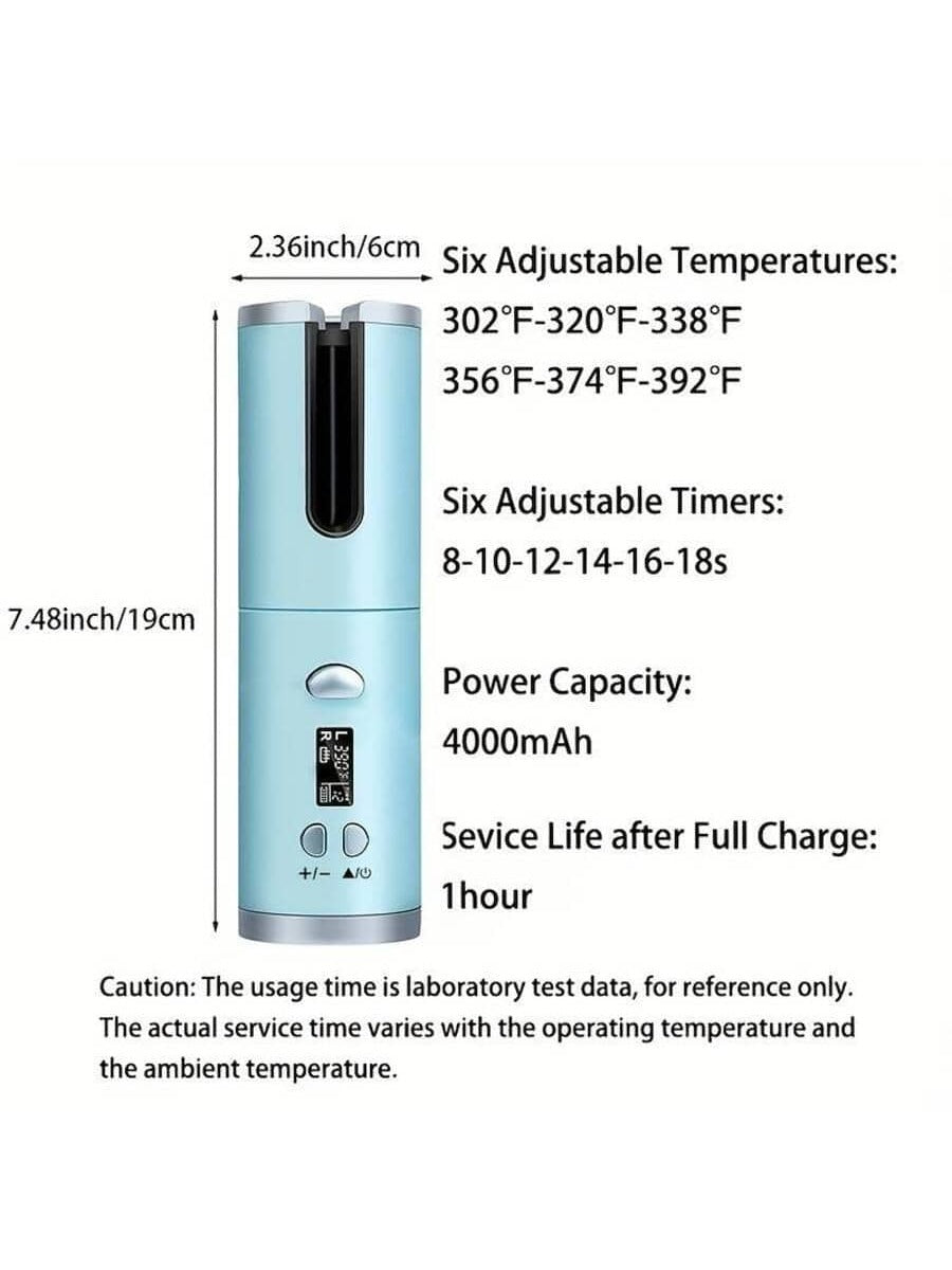 1pc ABS Hair Curling Iron, Modernist Portable Curling Iron For Household