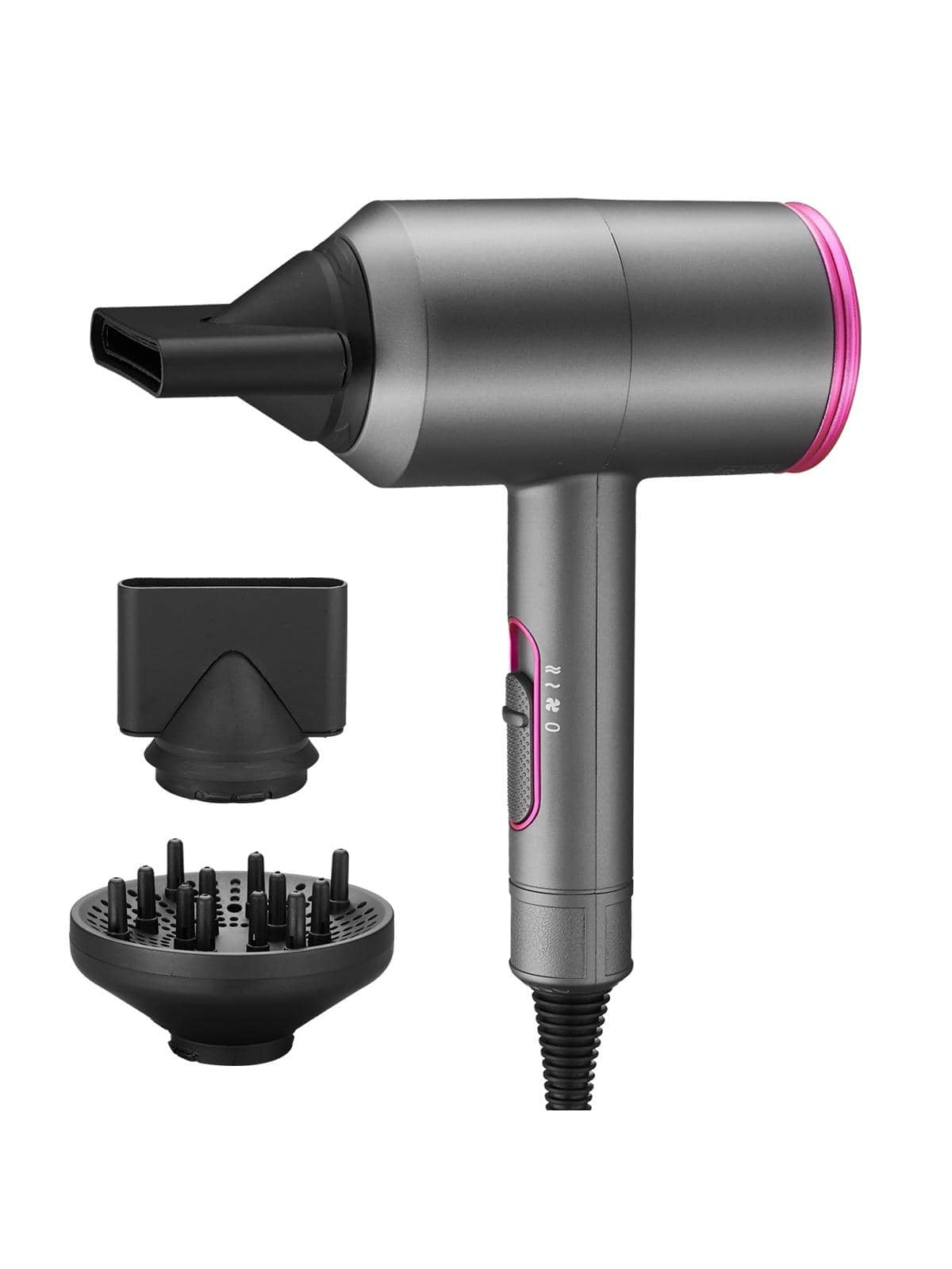 1pc ABS Hair Dryer, Modern Two Tone Professional Hair Dryer For Home