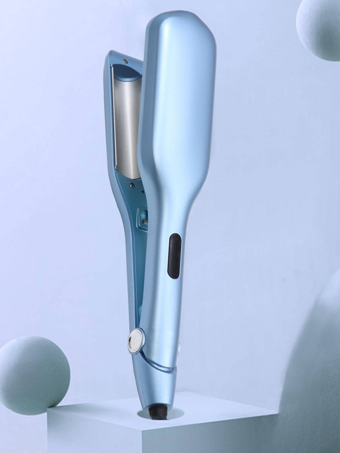 1pc ABS Curling Iron, Modern Pink Professional Hair Curler For Hairdressing