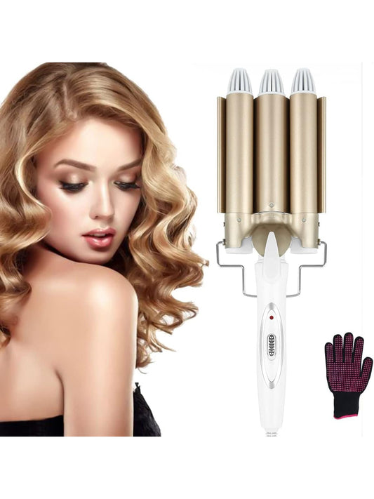 Gold Egg-shaped Curling Iron
