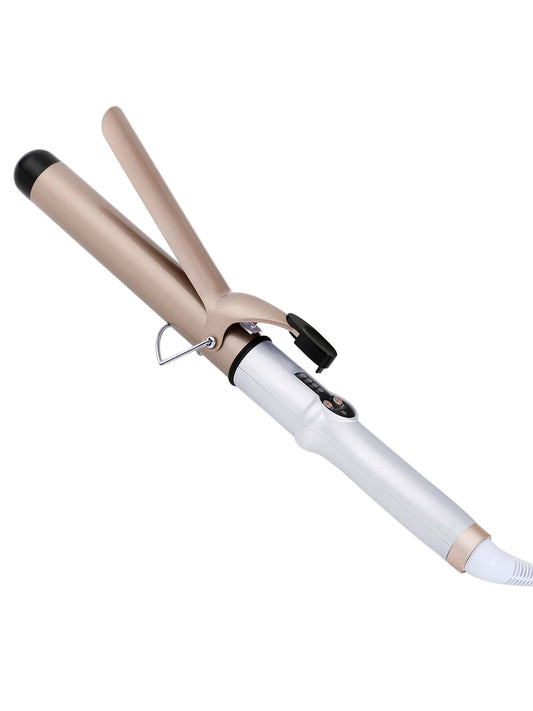 1 1/4 Inch Curling Iron 32mm Professional Ceramic Tourmaline Coating Barrel Hair Curler, LCD Display with 4 Heat Setting (160 Celsius-220 Celsius)for All Hair Types, Glove Include