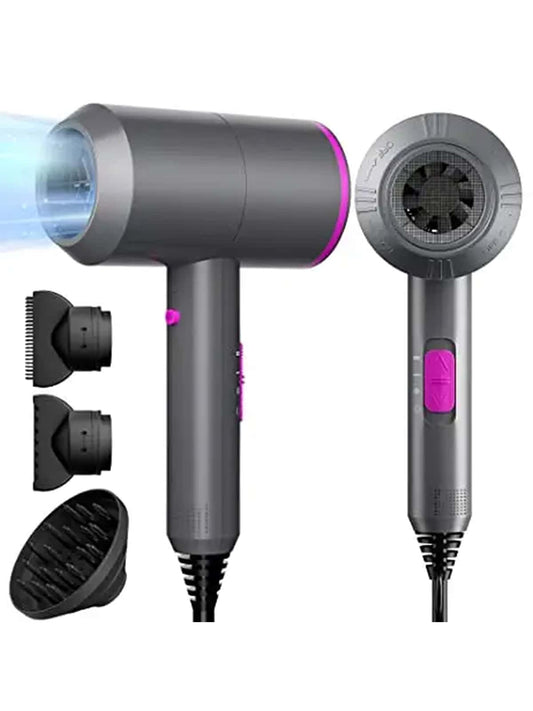 1pc High-power Ac Motor European Plug Hair Dryer, Portable Travel & Home Use Hair Dryer
