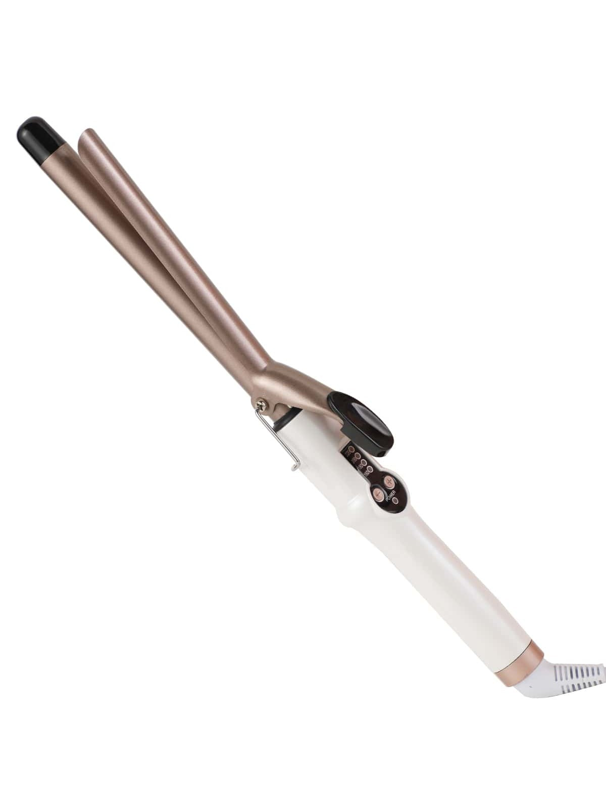 Single Tube 19mm White Curling Iron