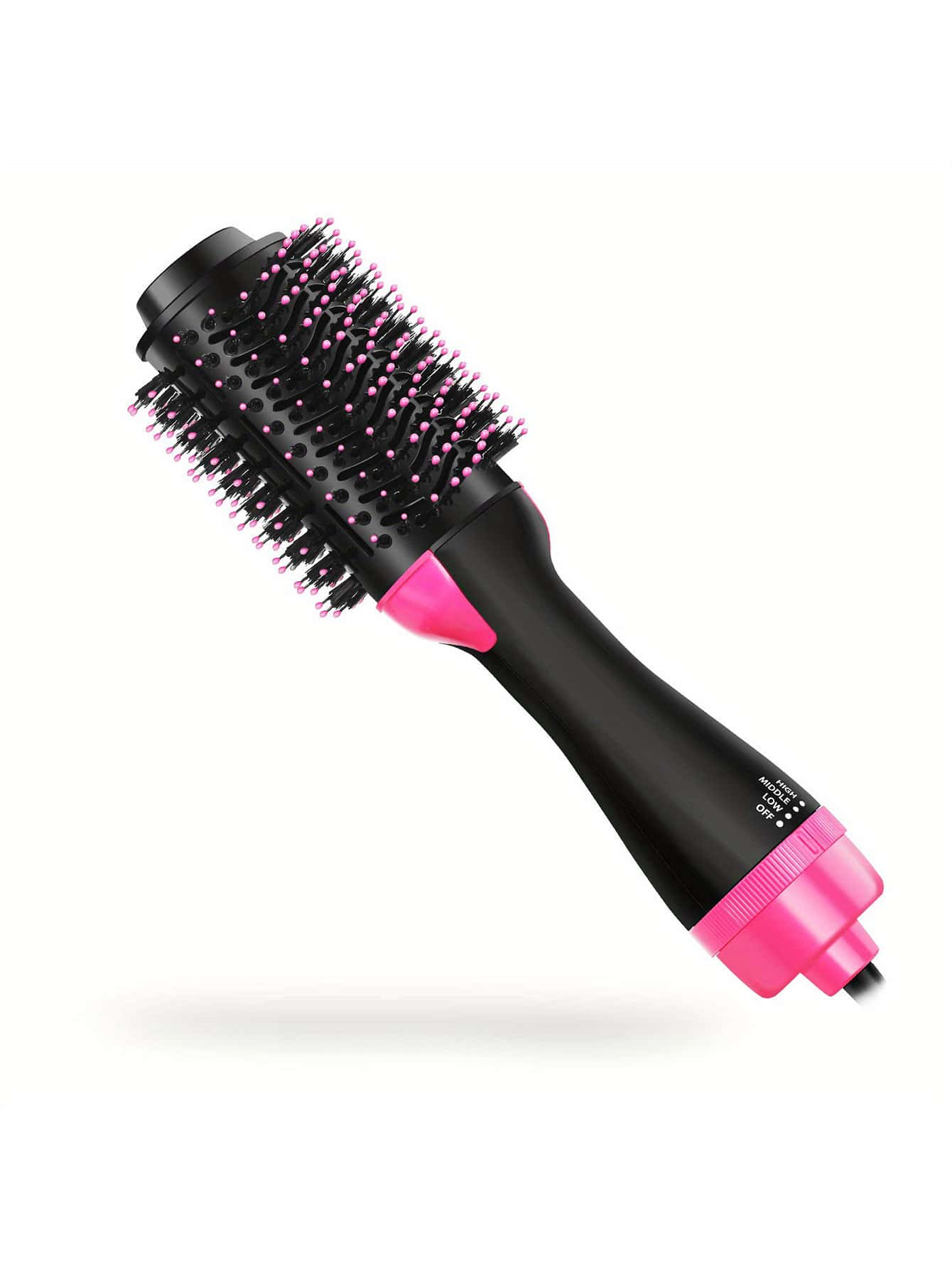 1pc 1000w Hot Air Comb Volumizer Brush, One-step Hair Dryer & Styler For Straightening, Drying, Curling, Home Holiday Gift