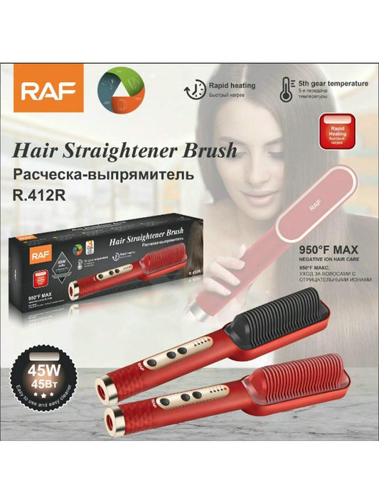 EU  plugNew straight hair comb negative ions do not hurt hair straight hair curling dual electric curling iron Flat hair straightener home, dormitory hotel electric curling iron