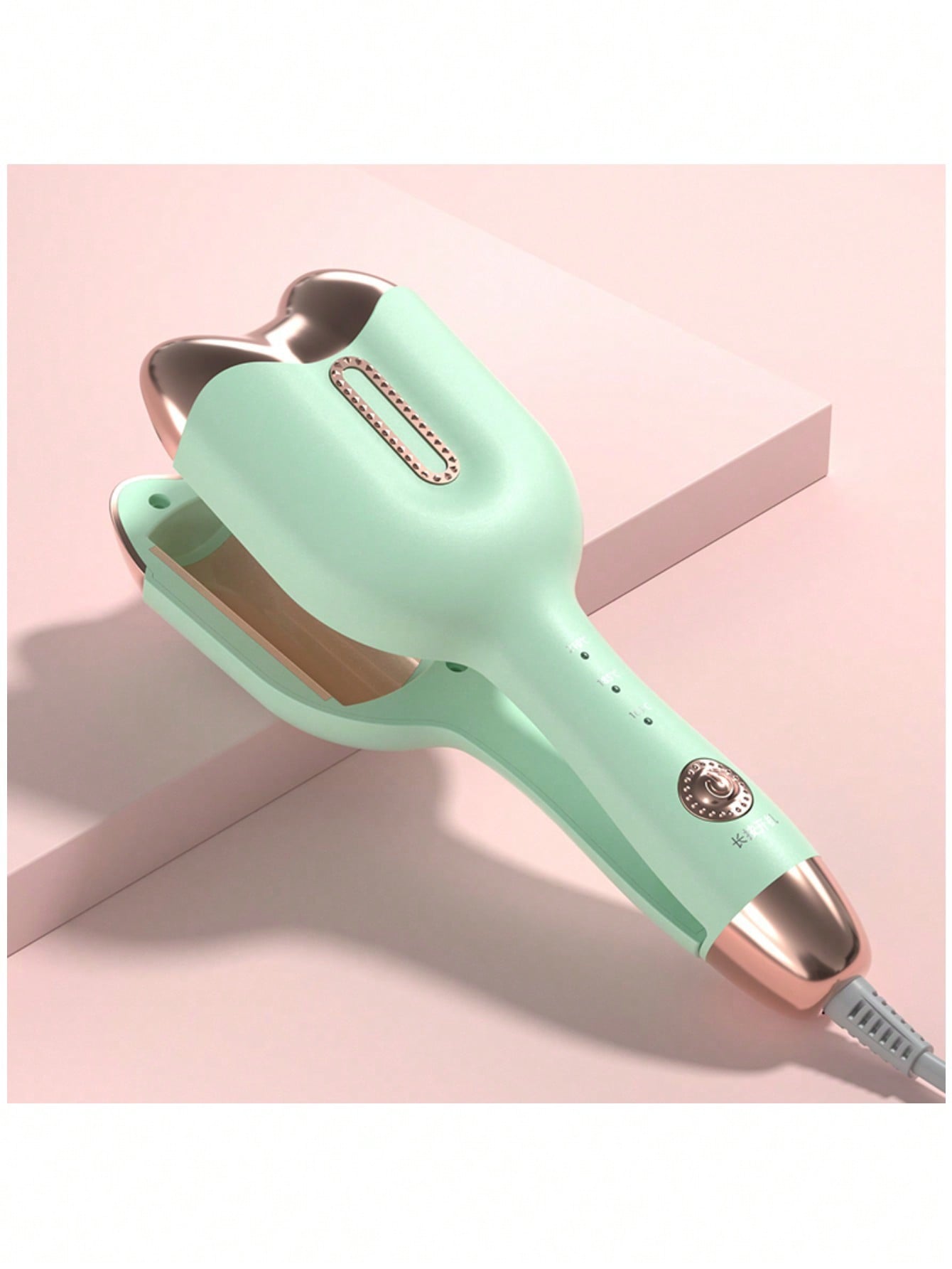 1pc Mini Cat Head Curling Iron, Large Curls & Wavy Style, Wool Ceramic Coating Curler For Anti-scalding And Heat Insulation