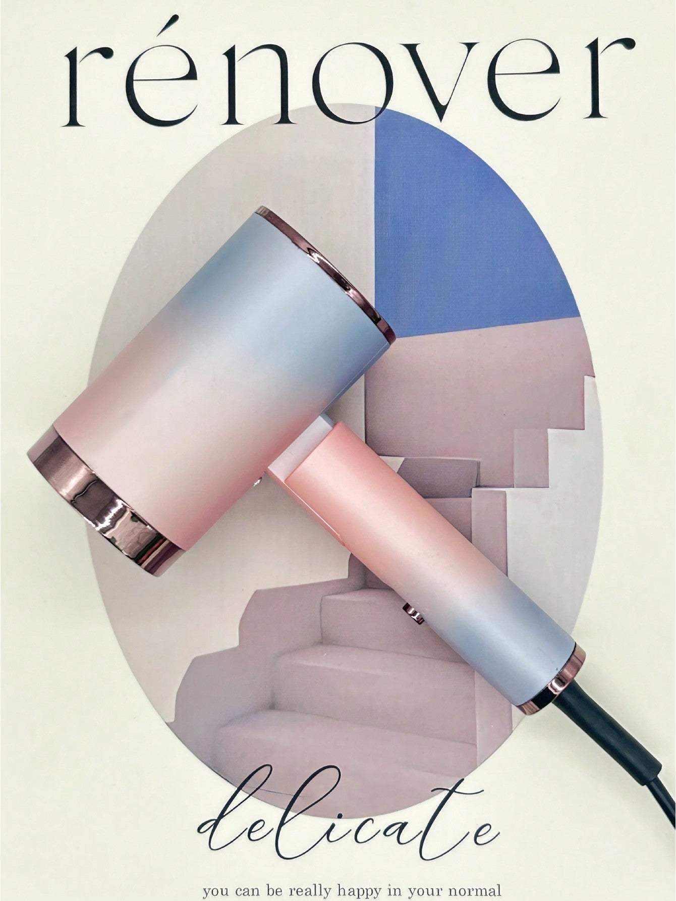 1pc Household & Dormitory Quiet Hair Dryer With Hot And Cold Wind Settings, Suitable For Daily Use