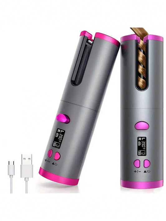 Black Automatic Hair Curler/usb Automatic Hair Curler/lazy Hair Curler Electric Curling Iron Portable Travel Curling Wand For Home Use