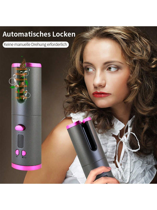1pc Automatic Hair Curler With Constant Temperature, Portable For Travel