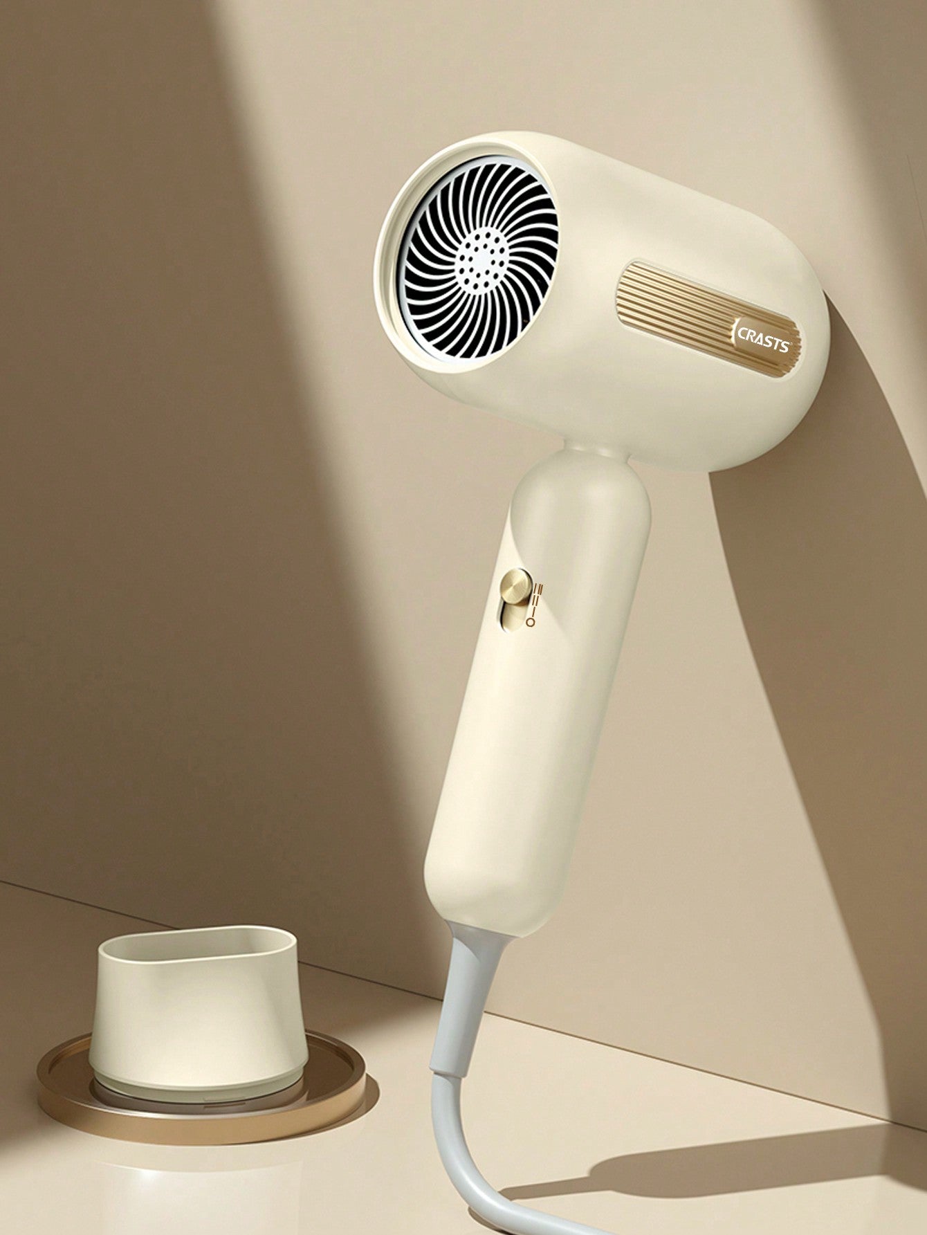 1pc Md-10 Ionic Hair Dryer With Removable Concentrator Nozzle, Cold And Hot Air, 3 Adjustable Speeds, Constant Temperature System, High Wind Power, Great For Home And Travel