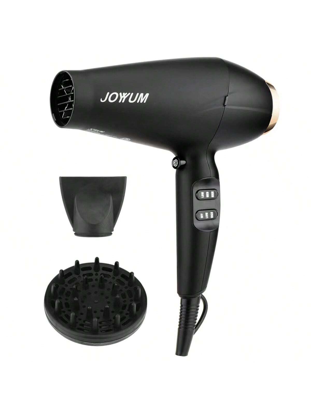 1pc Wall-hanging Plug-in Water Ion Cold And Hot Alternating Air, Household Hair Dryer 364, Including Concentrator And Diffuser, Suitable For Family Use