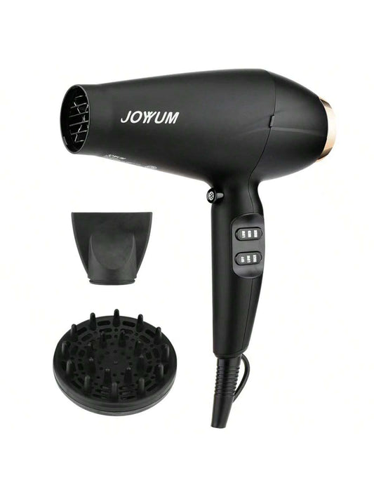 1pc Wall-hanging Plug-in Water Ion Cold And Hot Alternating Air, Household Hair Dryer 364, Including Concentrator And Diffuser, Suitable For Family Use